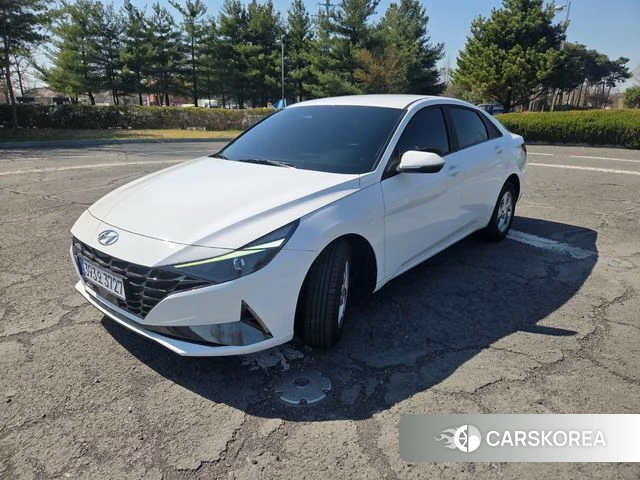 Hyundai Avante (CN7) 2022 Белый из Кореи