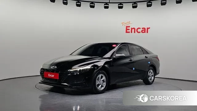 Hyundai Avante (CN7) 2021 Черный из Кореи