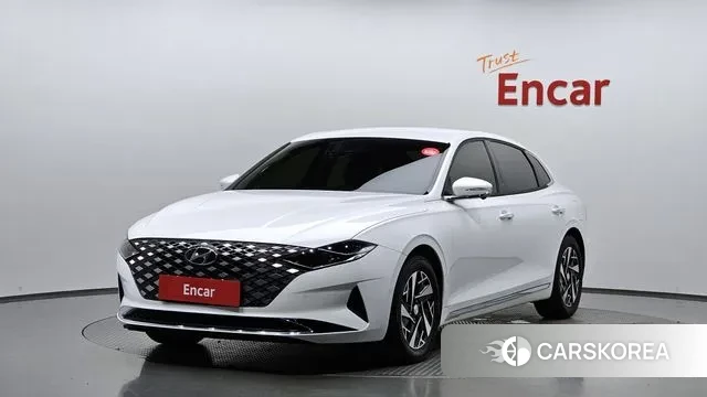 Hyundai The New Grandeur IG Hybrid 2021 Белый из Кореи