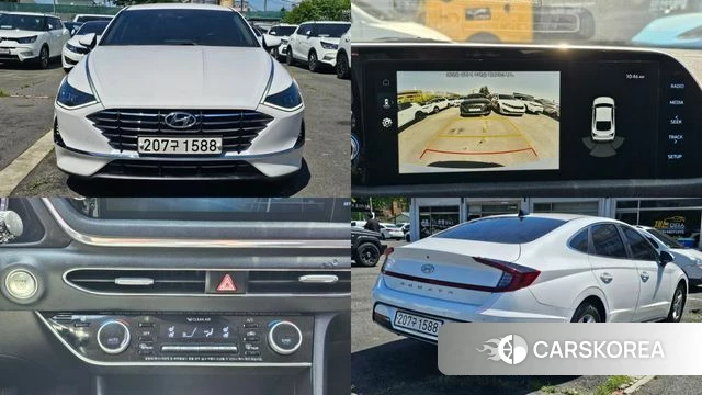 Hyundai Sonata (DN8) 2019 Белый из Кореи