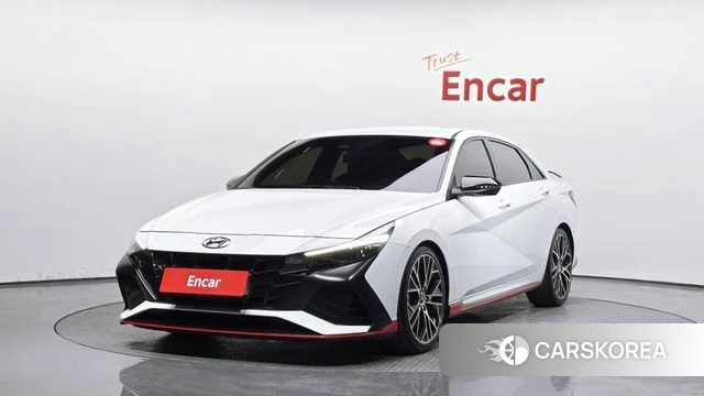 Hyundai Avante (CN7) 2022 Белый из Кореи