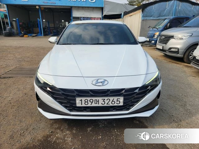Hyundai Avante (CN7) 2020 Белый из Кореи