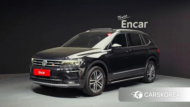 Volkswagen Tiguan Allspace 2020 Черный из Кореи