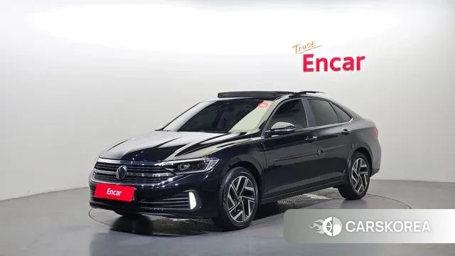 Volkswagen 7th Generation of Jetta 2023 Черный из Кореи