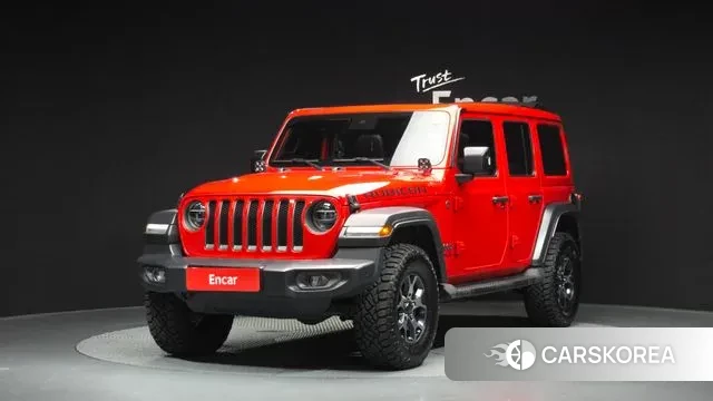 Jeep Wrangler (JL) 2019 Красный из Кореи