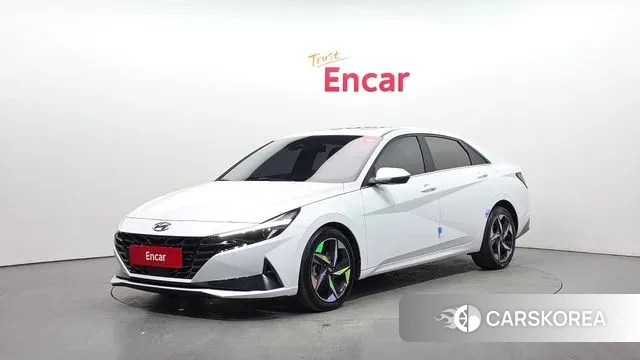 Hyundai Avante (CN7) 2020 Белый из Кореи