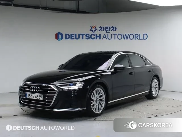 Audi A8 (D5) 2021 Черный из Кореи