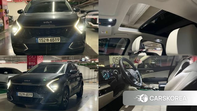 Kia Sportage 5th Generation Hybrid 2022 Серый из Кореи