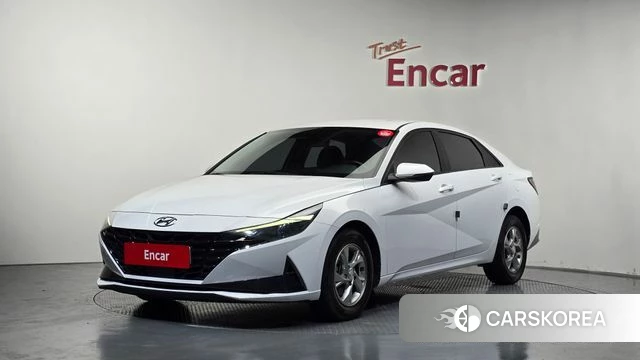 Hyundai Avante (CN7) 2021 Белый из Кореи