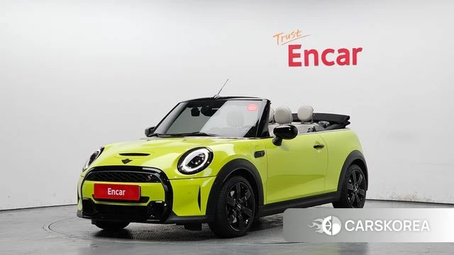 Mini Cooper S Convertible 2022 Светло-зеленый из Кореи