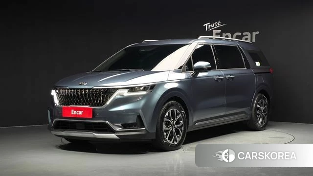 Kia Carnival 4th generation 2021 Небесно-голубой из Кореи