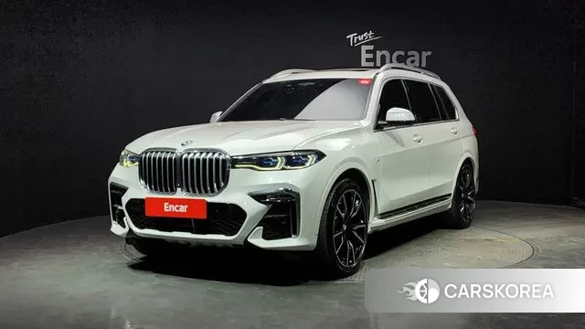 BMW X7 (G07) 2021 Белый из Кореи