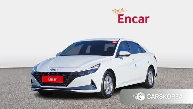 Hyundai Avante (CN7) 2022 Белый из Кореи