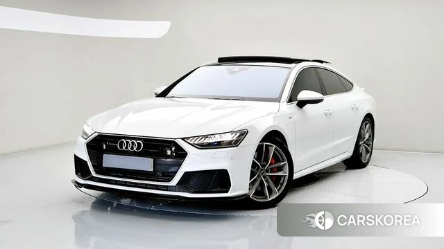 Audi A7 (4K) 2021 Белый из Кореи