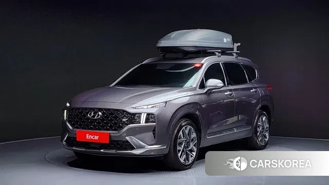 Hyundai The New Santa Fe 2023 Серый из Кореи