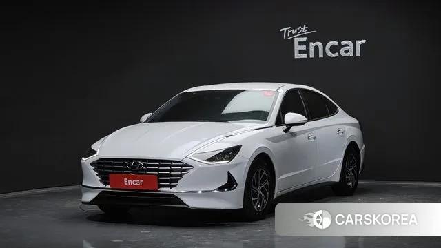 Hyundai Sonata Hybrid (DN8) 2020 Белый из Кореи