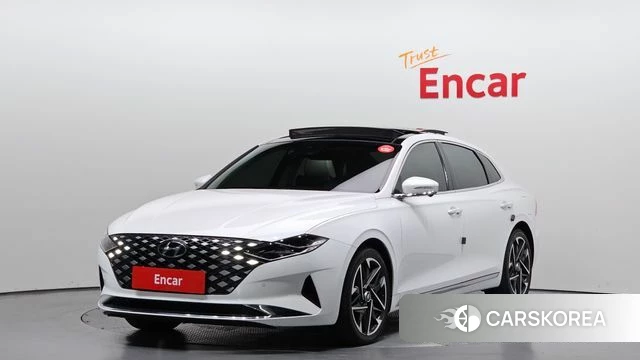 Hyundai The New Grandeur IG Hybrid 2022 Белый из Кореи