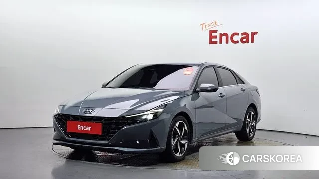 Hyundai Avante (CN7) 2020 Светло-серебряный цвет из Кореи