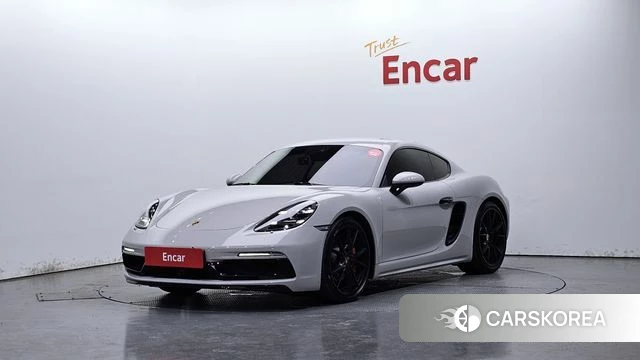 Porsche 718 Cayman 2019 Серебристо-серый из Кореи