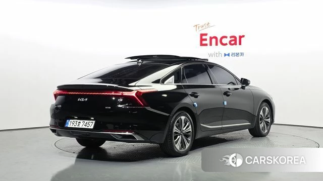 Kia K8 Hybrid 2022 Черный из Кореи