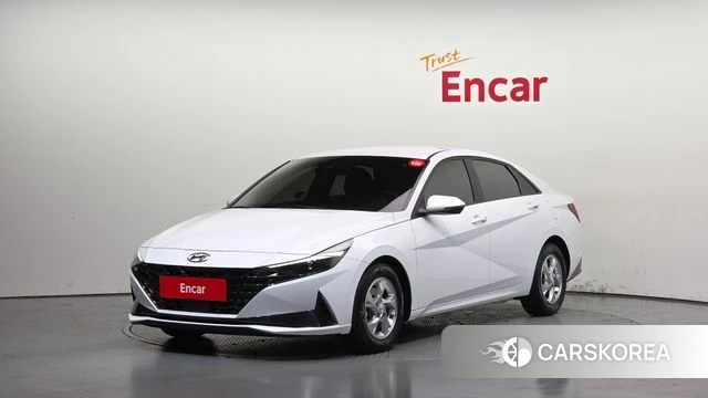 Hyundai Avante (CN7) 2021 Белый из Кореи