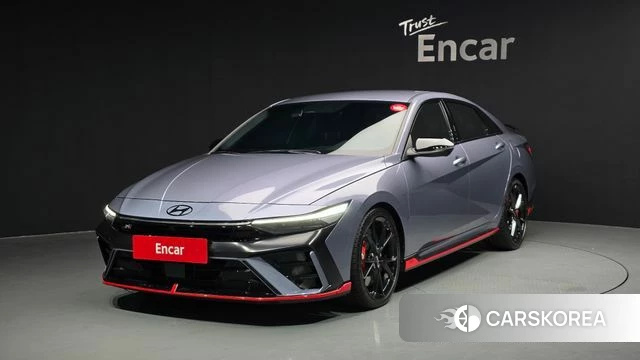 Hyundai The New Avante (CN7) 2024 Небесно-голубой из Кореи