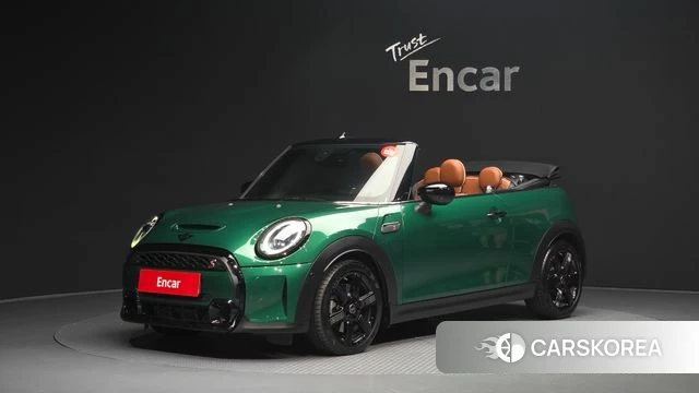Mini Cooper S Convertible 2022 Зеленый из Кореи