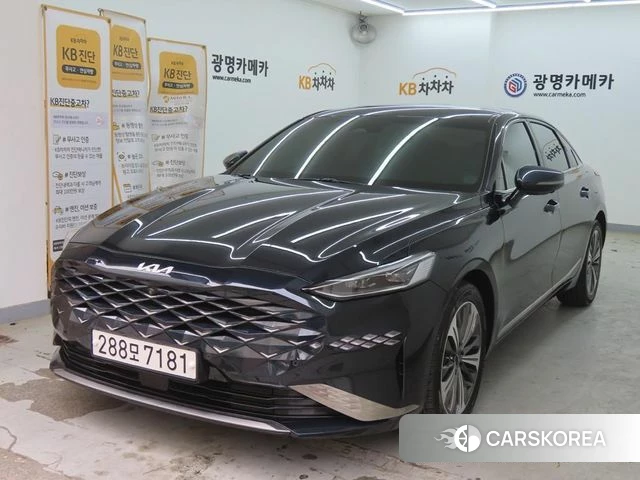 Kia K8 Hybrid 2021 Синий из Кореи
