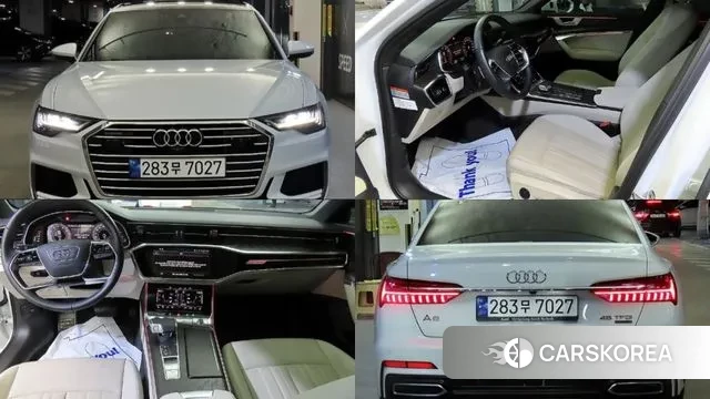 Audi A6 (C8) 2023 Белый из Кореи