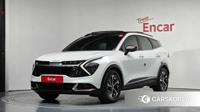 Kia Sportage 5th Generation Hybrid 2021 Белый из Кореи