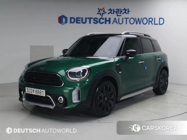 Mini Cooper Countryman 2023 Темно-зеленый из Кореи