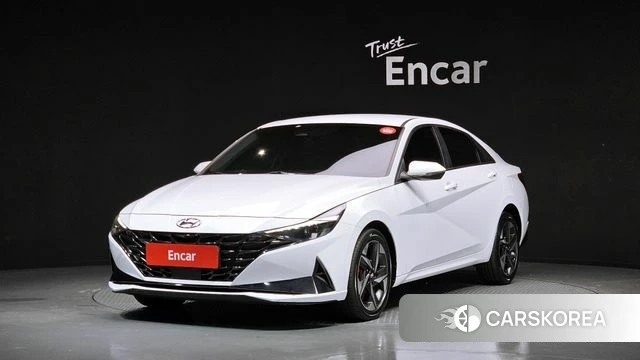 Hyundai Avante (CN7) 2020 Белый из Кореи