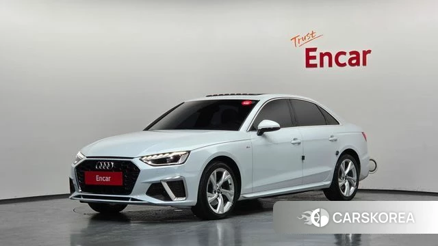 Audi A4 (B9) 2021 Белый из Кореи