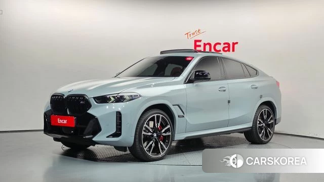 BMW X6 (G06) 2024 Светло-серебряный цвет из Кореи
