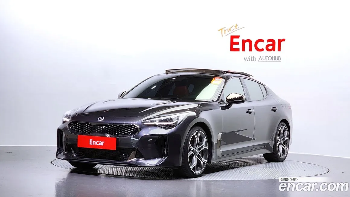 Kia Stinger 2020 Серый из Кореи