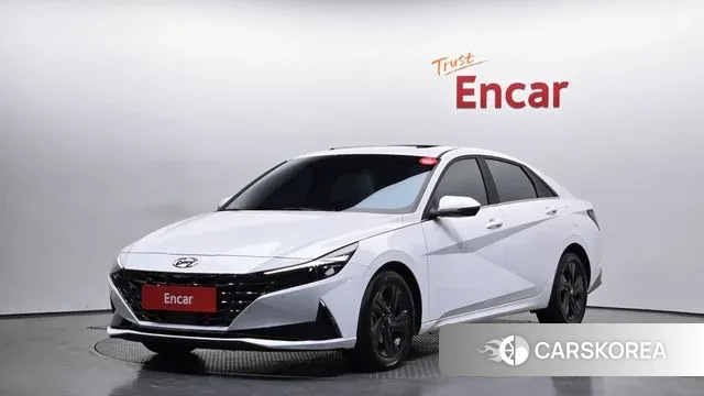 Hyundai Avante (CN7) 2020 Белый из Кореи