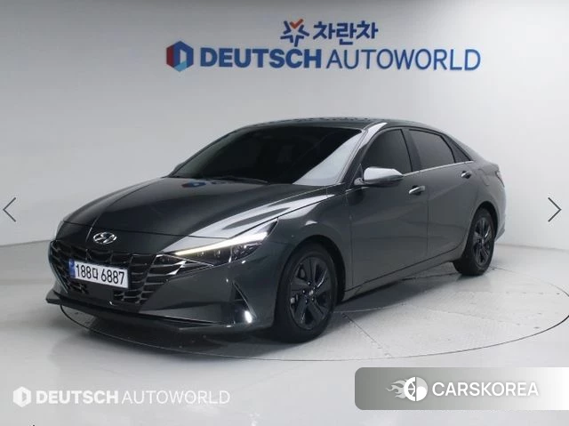 Hyundai Avante (CN7) 2022 Серый из Кореи
