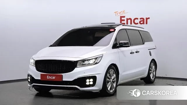 Kia All New Carnival 2018 Белый из Кореи