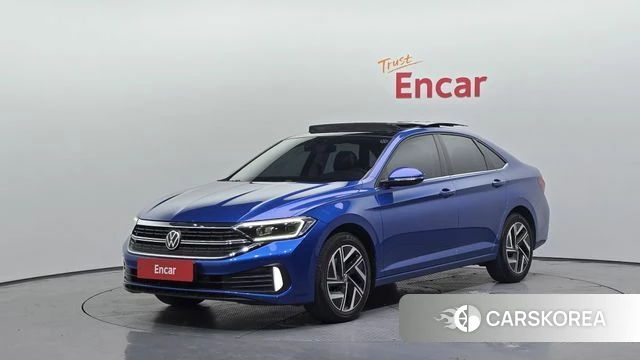 Volkswagen 7th Generation of Jetta 2023 Синий из Кореи