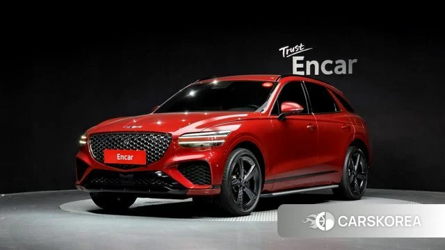 Genesis GV70 2021 Красный из Кореи