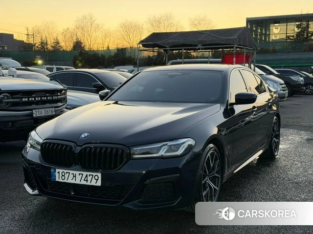 BMW 5 Series (G30) 2022 Черный из Кореи