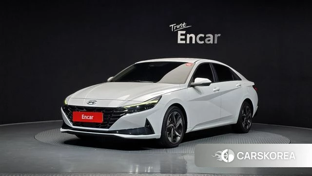 Hyundai Avante (CN7) 2020 Белый из Кореи