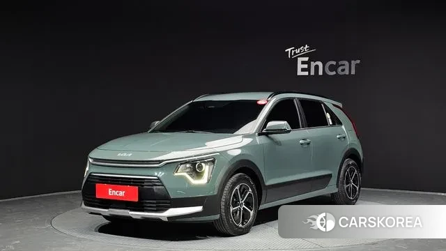 Kia Di Ol Nu Niro 2022 Темно-зеленый из Кореи
