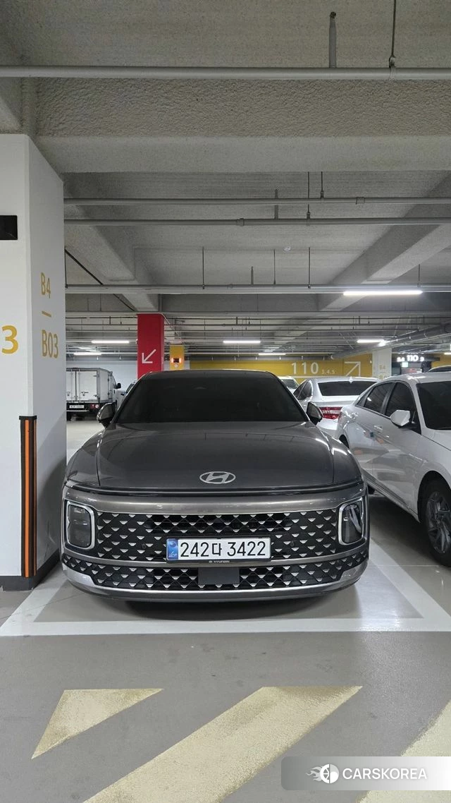 Hyundai Grandeur Hybrid (GN7) 2025 Серый из Кореи