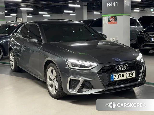 Audi A4 (B9) 2021 Серый из Кореи