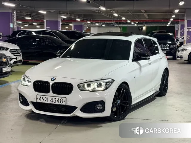BMW 1 Series (F20) 2018 Белый из Кореи