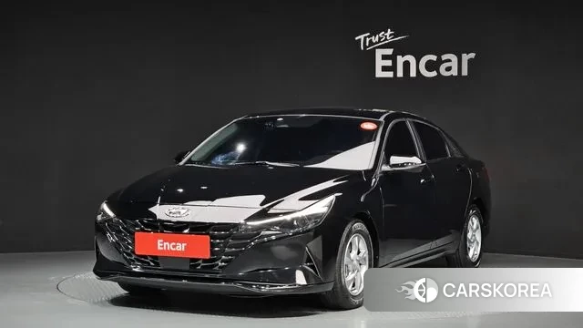 Hyundai Avante (CN7) 2021 Черный из Кореи