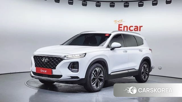 Hyundai Santa Fe TM 2019 Белый из Кореи