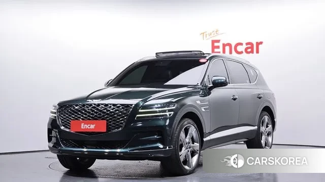 Genesis GV80 2021 Темно-зеленый из Кореи