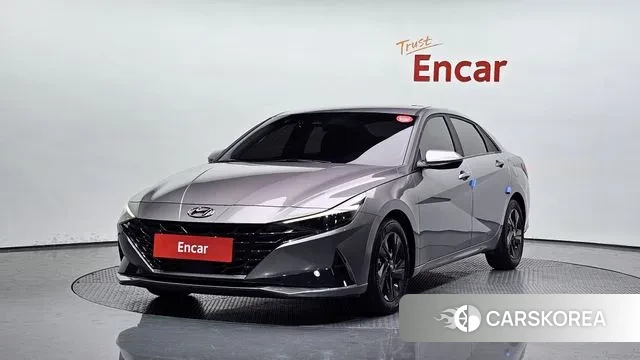 Hyundai Avante Hybrid (CN7) 2021 Серый из Кореи